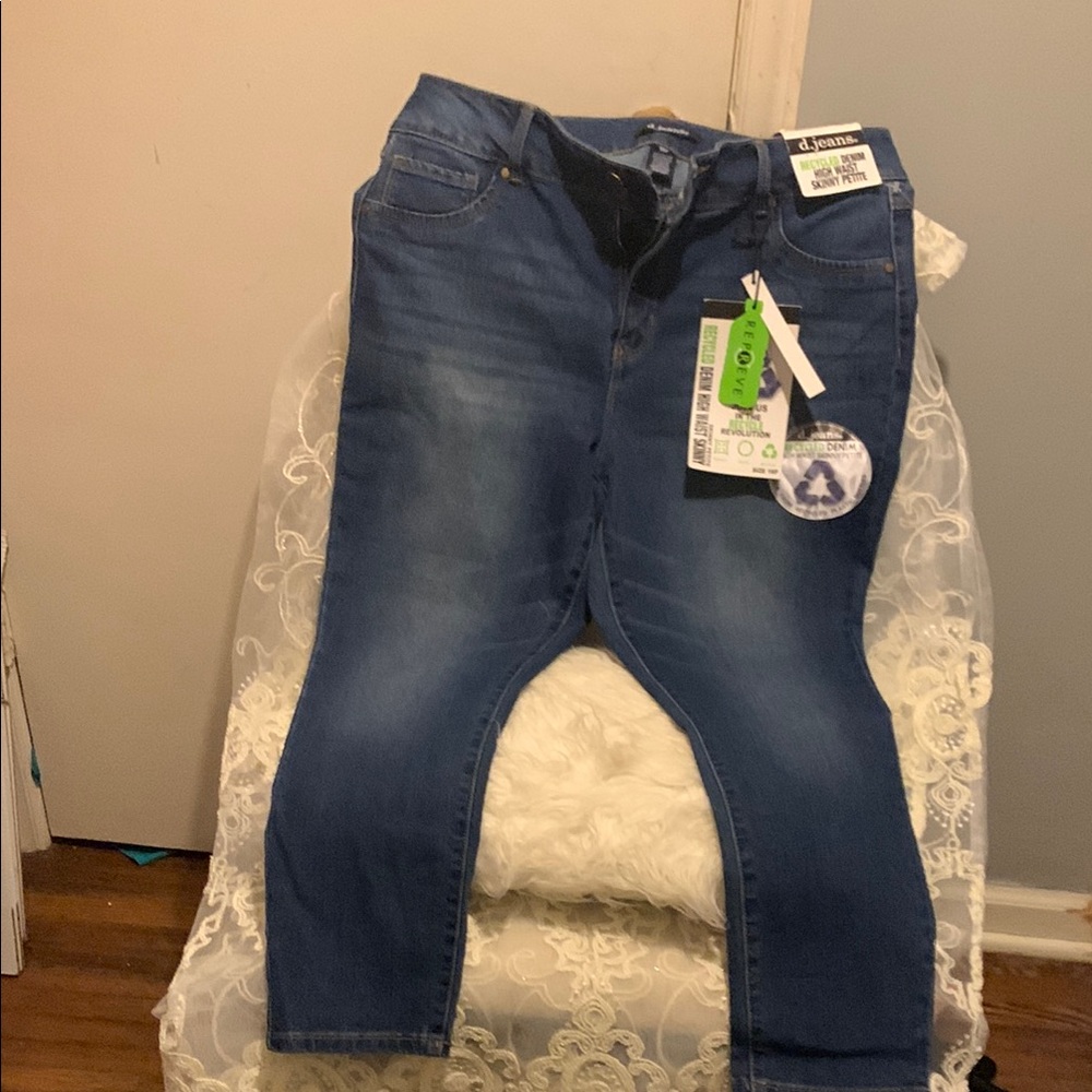 d. jeans Blue Skinny Jeans Premium Denim
